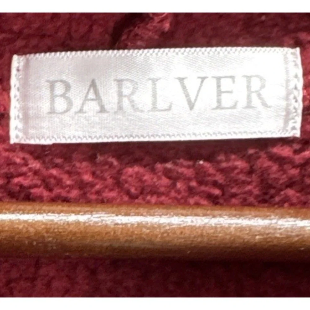Barlver Colorblock Hoodie Pullover Burgundy Gray Casual Streetwear Sweatshirt XL